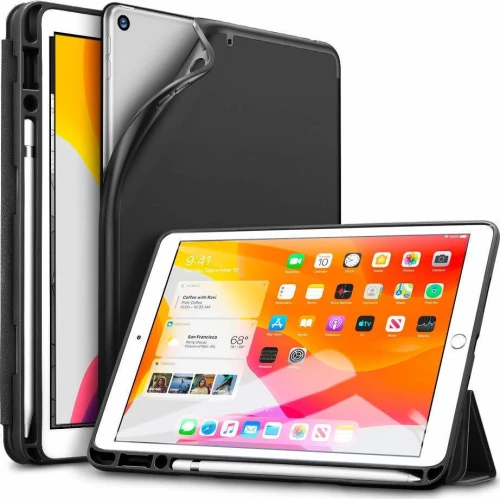 ESR Rebound Pencil Flip Cover Μαύρο (iPad 2019 10.2")