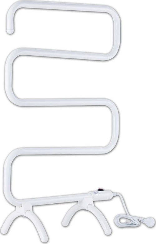 Herzberg HG-8071 Ηλεκτρική Πετσετοκρεμάστρα 100W Λευκή 92x56cm