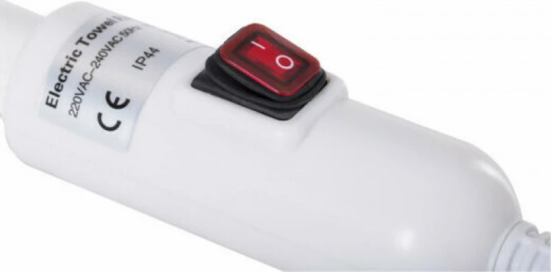 Herzberg HG-8071 Ηλεκτρική Πετσετοκρεμάστρα 100W Λευκή 92x56cm