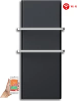 Radialight Icon 2B WiFi Ηλεκτρική Πετσετοκρεμάστρα 750W Γκρι 95x45cm