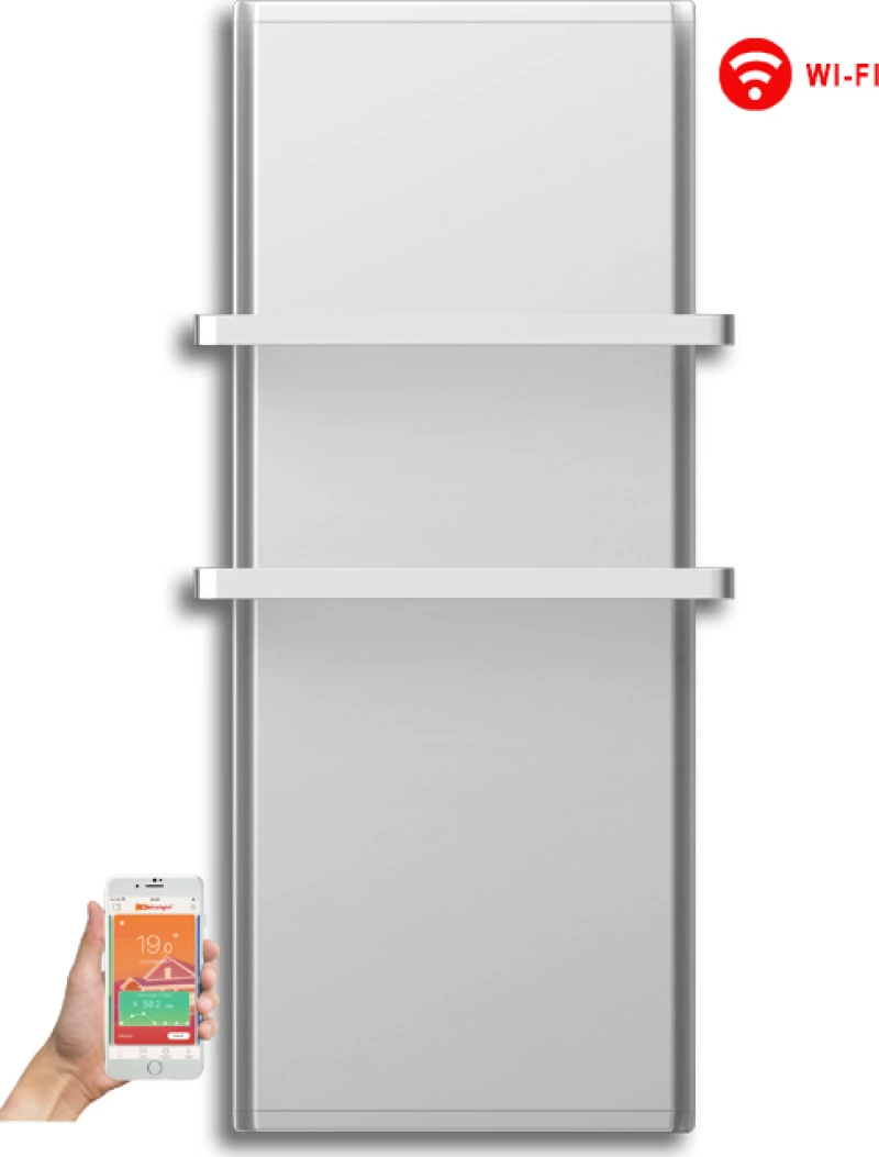 Radialight Icon 2B WiFi Ηλεκτρική Πετσετοκρεμάστρα 750W Λευκή 95x45cm