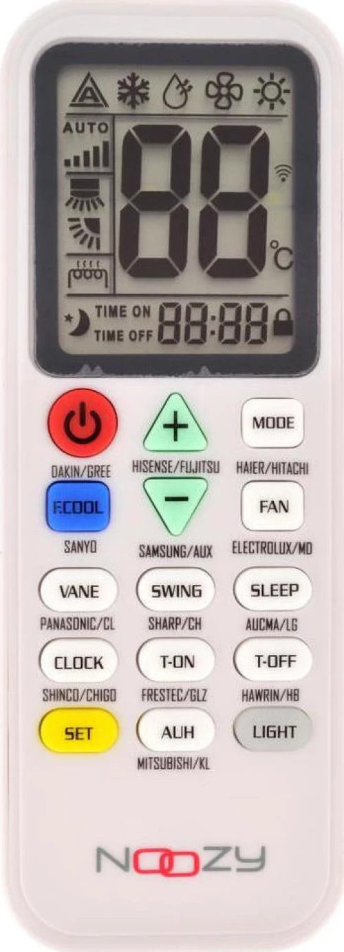 Noozy RC5 Universal Τηλεχειριστήριο για Κλιματιστικό