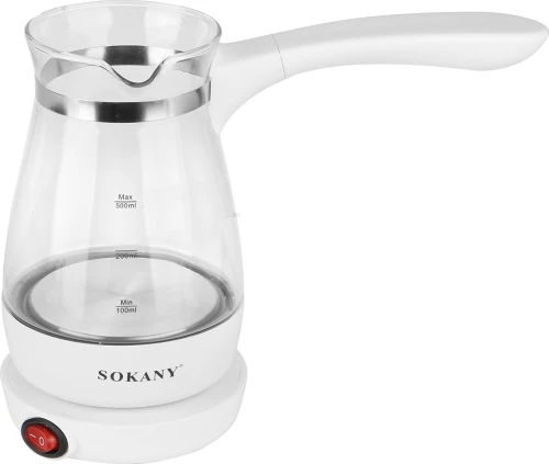 Ηλεκτρικό Μπρίκι Διάφανο Γυάλινο CP-607