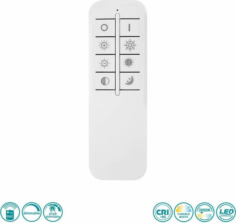 Globo Lighting Barral Κρεμαστό Φωτιστικό Μοντέρνο LED Ράγα Λευκό