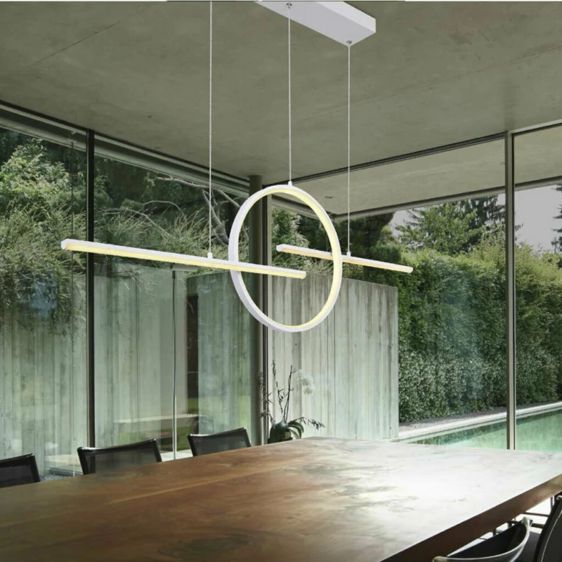 Globo Lighting Barral Κρεμαστό Φωτιστικό Μοντέρνο LED Ράγα Λευκό