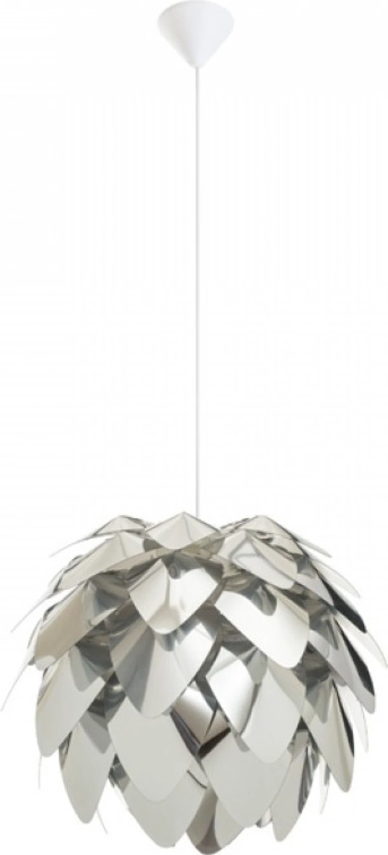 Rendl Light Studio Encombre Κρεμαστό Φωτιστικό Μοντέρνο Μονόφωτο Ασημί