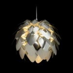 Rendl Light Studio Encombre Κρεμαστό Φωτιστικό Μοντέρνο Μονόφωτο Ασημί