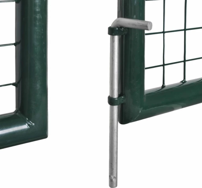 vidaXL Πόρτα Περίφραξης Πράσινη Ατσάλινη 175x306cm 42981