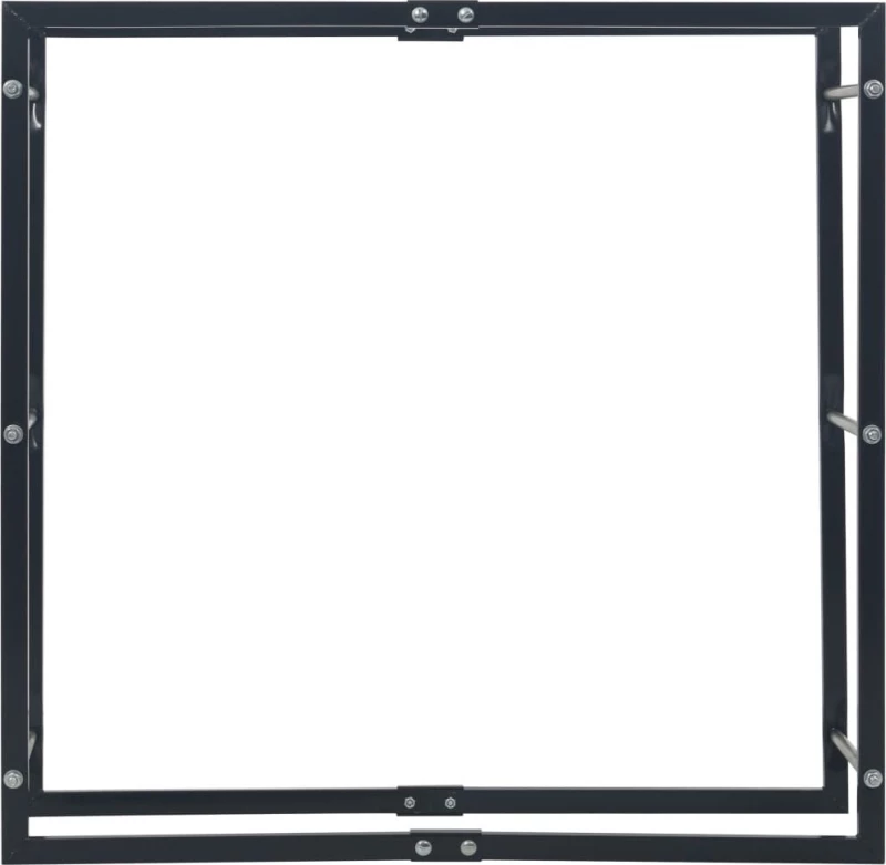 vidaXL Ραφι Καυσοξυλων Ατσάλινο Μαυρο 100 x 25 x 100 εκ. 286288