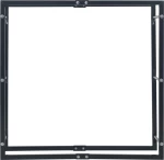 vidaXL Ραφι Καυσοξυλων Ατσάλινο Μαυρο 100 x 25 x 100 εκ. 286288