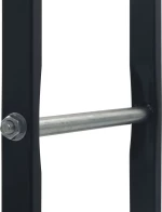 vidaXL Ραφι Καυσοξυλων Ατσάλινο Μαυρο 100 x 25 x 100 εκ. 286288
