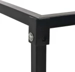 vidaXL Ράφι Καυσόξυλων με Βάση Μαύρο 37 x 37 x 113 εκ. 284702