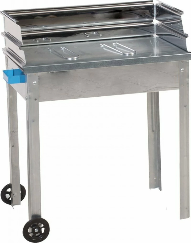 Gekas Metal Ψησταριά Κάρβουνου 65x35cm Inox N65
