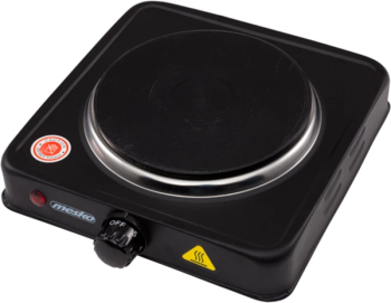 Mesko MS 6508 hob Black Freestanding Sealed plate 1 zone(s)