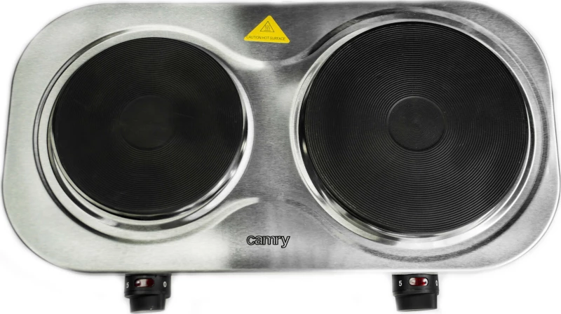 Camry CR 6511 stove Freestanding Black,Stainless steel Electric