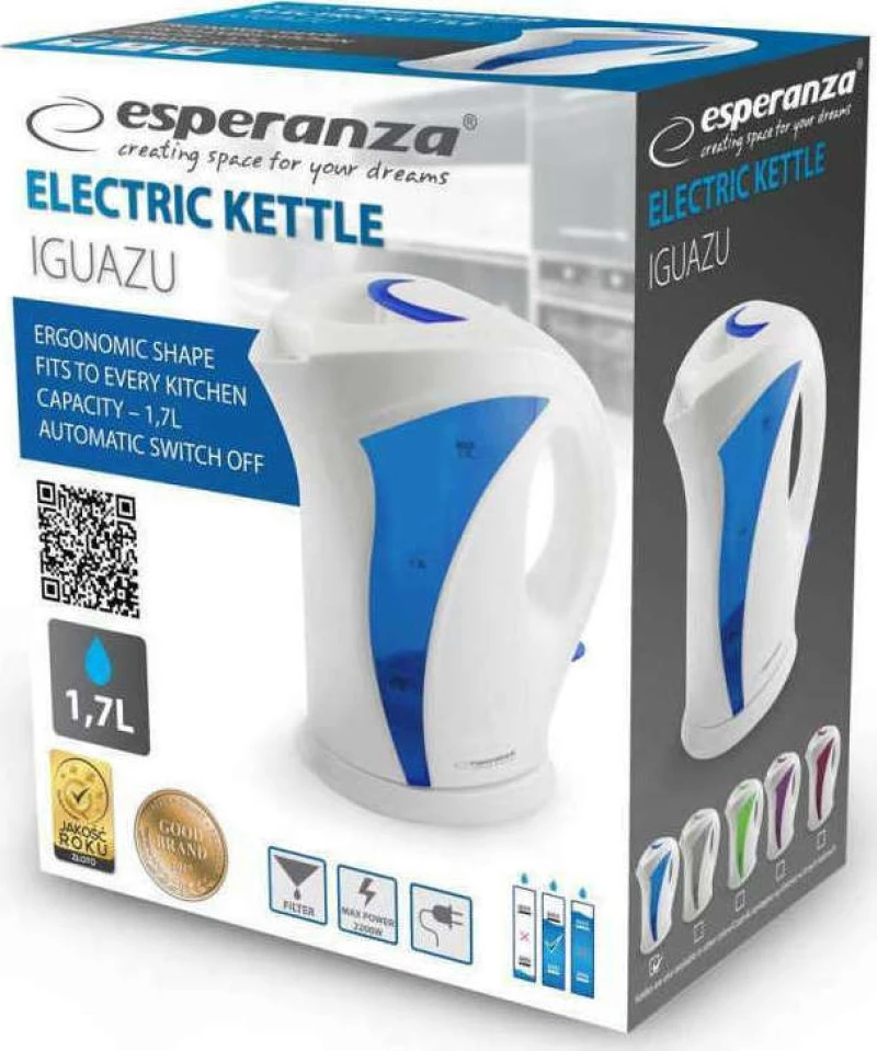 Esperanza EKK018B Βραστήρας 1.8lt 2200W