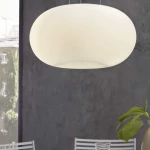 Eglo Optica Κρεμαστό Φωτιστικό Μοντέρνο Δίφωτο Λευκό