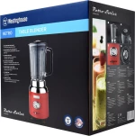 Westinghouse WKBE221RD Μπλέντερ για Smoothies με Γυάλινη Κανάτα 1.5lt