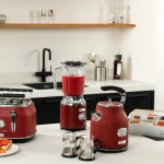 Westinghouse WKBE221RD Μπλέντερ για Smoothies με Γυάλινη Κανάτα 1.5lt