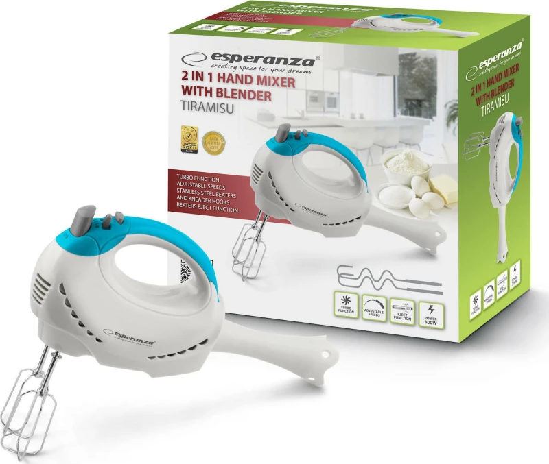 Esperanza Tiramisu EKM010 Μίξερ Χειρός 300W