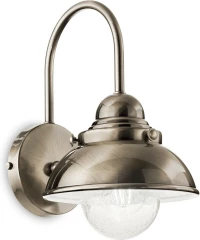 Ideal Lux Sailor AP1 Φωτιστικό Τοίχου Μπρούτζινο