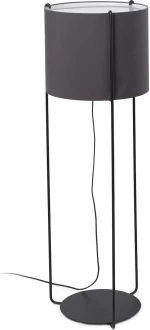Faro Barcelona Drum Φωτιστικό Δαπέδου Μαύρο με Ύψος 120cm Black
