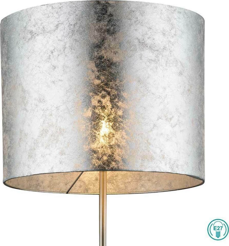 Globo Lighting 15188S Φωτιστικό Δαπέδου Ασημί με Ύψος 160cm