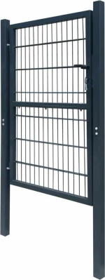 vidaXL Πόρτα Περίφραξης Γκρι Ανθρακί 210x106cm 141744