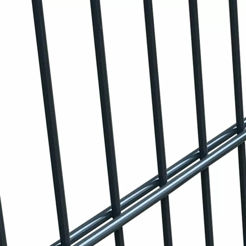 vidaXL Πόρτα Περίφραξης Γκρι Ανθρακί 210x106cm 141744