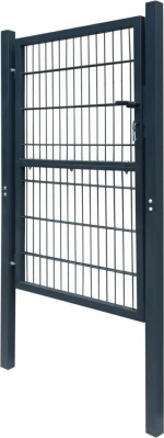 vidaXL Πόρτα Περίφραξης Ανθρακί 190x106cm 141743