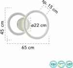 Fan Europe Bryant-PL2C Πλαφονιέρα Οροφής Λευκή από Πλαστικό