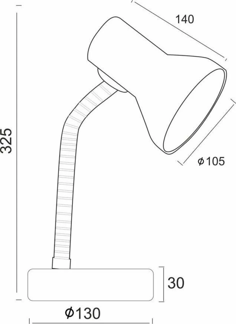 Aca Φωτιστικό Γραφείου Λευκό (SF0371W)