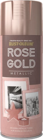 Rust-Oleum Metallic Σπρέι Βαφής Ροζ Χρυσό με Μεταλλικό Εφέ 400ml