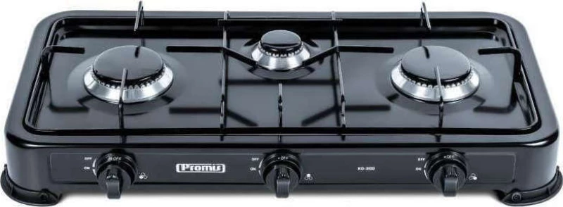Gas Cooker Promis Kg300 Black Without Reducer