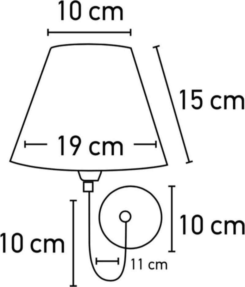 Inlight 43022 Φωτιστικό Τοίχου Λευκό Χρώμιο