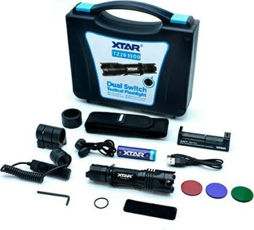 XTAR Φακός Μπαταρίας Led 1500lm TZ28 Full Set XTTZ2815FS