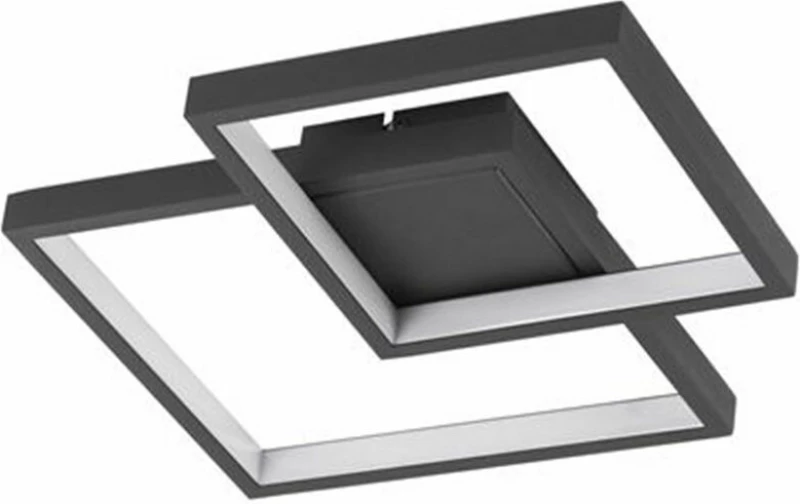 Sole Luce Madrid Πλαφονιέρα Οροφής Μαύρη από Μέταλλο LED 3000K