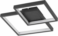 Sole Luce Madrid Πλαφονιέρα Οροφής Μαύρη από Μέταλλο LED 3000K