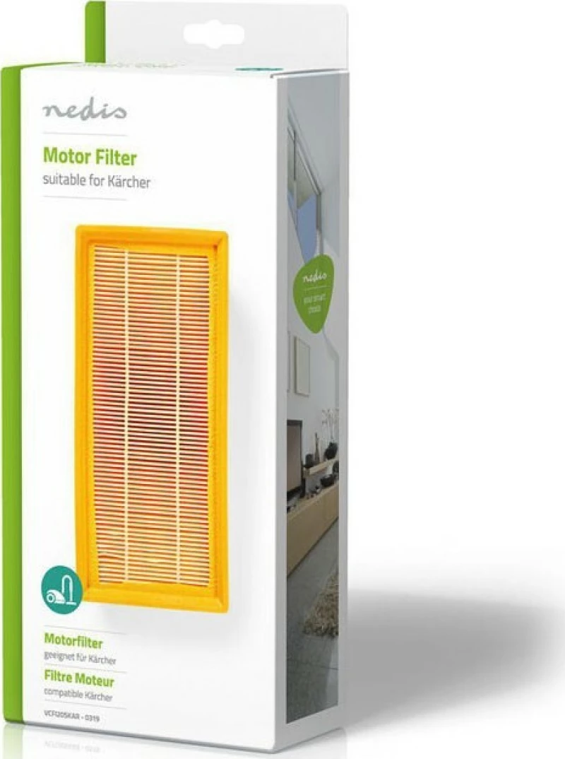 Nedis Vcfi205Kar Motor Filter For Karcher Vacuum Cleaner Replacement Nedis