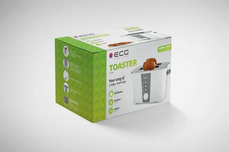 Φρυγανιέρα 2 Θέσεων Ecg St818