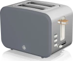 Swan 2 Slice Nordic Toaster - Γκρι