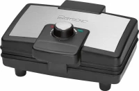 Clatronic Wa 3606 Waffle Iron 2 Waffle(S) Black,Stainless Steel 800 W