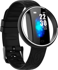 E99 Αδιάβροχο Bluetooth Ρολόι Smart Watch με Ειδοποίηση Εφαρμογών, Θερμιδομετρητή, Μετρητή Πίεσης, Παλμών & Ποιότητας Ύπνου - Μαύρο