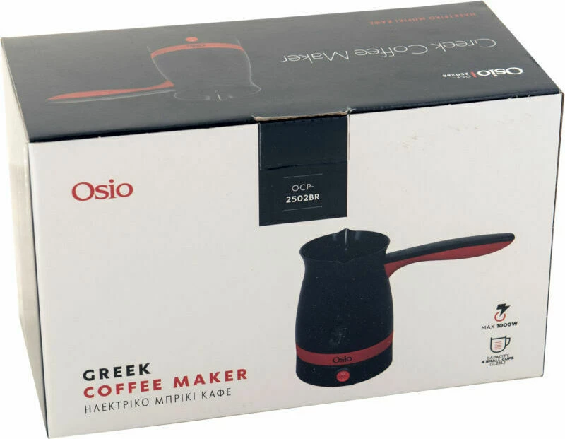 Ηλεκτρικό Μπρίκι Osio Ocp-2502Br 250Ml 1000 W 360° Black/Red