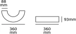 VK Lighting Επιτοίχιο Εξωτερικό Φωτιστικό 75169-303694