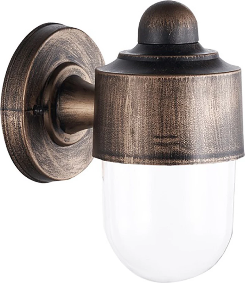 Adeleq Επιτοίχιο Εξωτερικό Φωτιστικό E27 230V IP44 Χάλκινο 9-9271