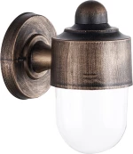 Adeleq Επιτοίχιο Εξωτερικό Φωτιστικό E27 230V IP44 Χάλκινο 9-9271