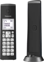 Panasonic KX-TGK220 Ασύρματο Τηλέφωνο με Aνοιχτή Aκρόαση Matte Black