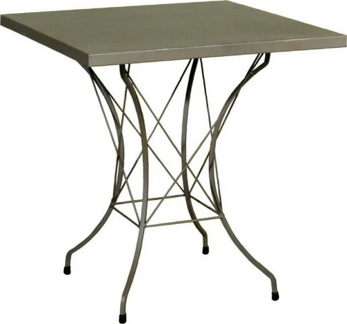Γαλβανισμένο Τετράγωνο Μεταλλικό Τραπέζι 70 x 70 x 71(h)cm