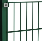 vidaXL Πάνελ Περίφραξης με Στύλους Πράσινο 80x850cm 278608